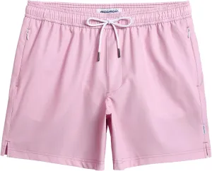 maamgic Mens Swim Trunks 5" Quick Dry Beach Shorts Stretch Swimming Trunks Shorts with Mesh Lining Zip Pockets