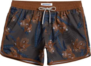 maamgic Mens Swim Trunks Retro Swim Shorts 4 Way Stretch with Mesh Vintage 80s 90s Quick Dry Swimsuits Board Shorts