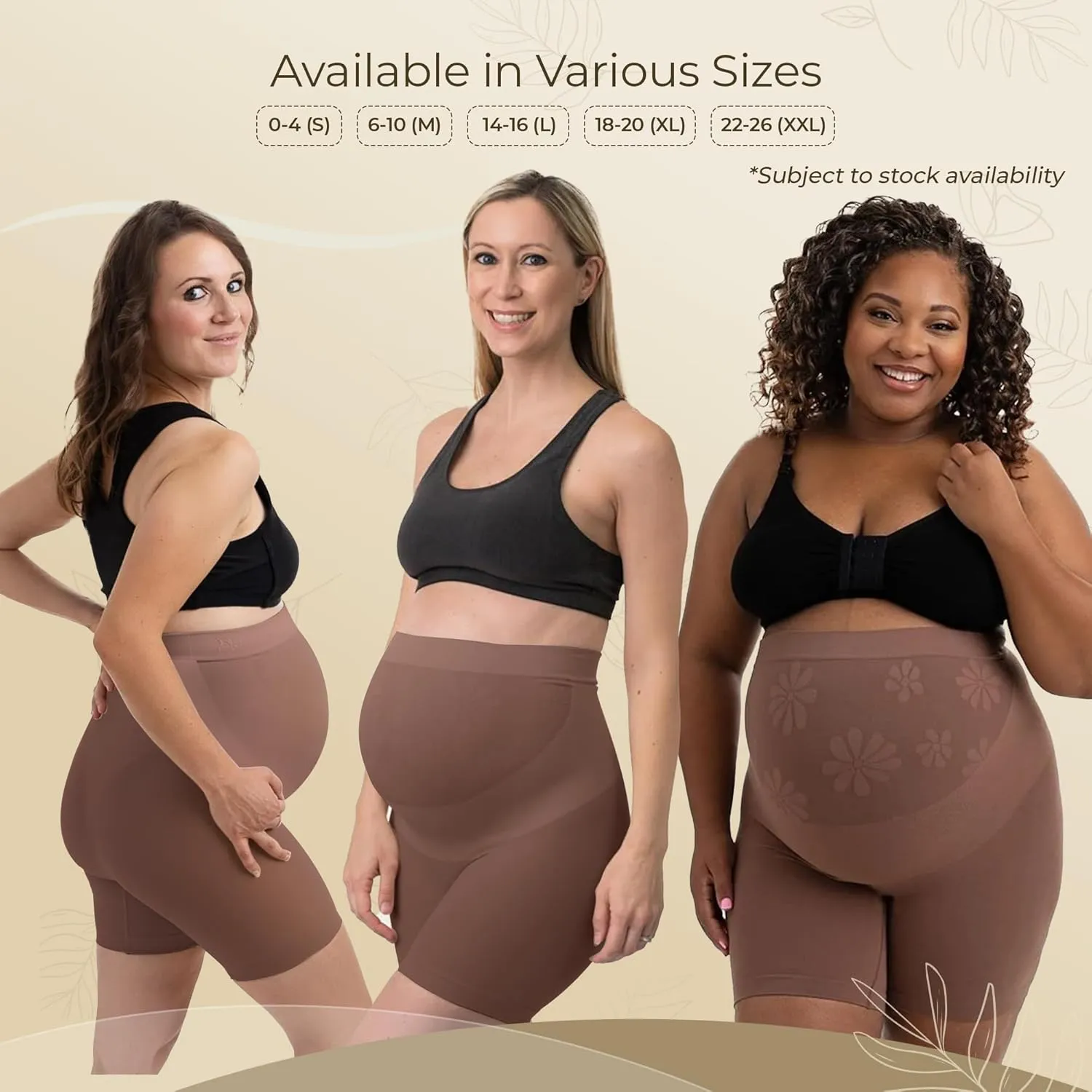 Maternity Shapewear for Women - Breathable & Anti-Chafing Maternity Underwear for Belly, Back- Pregnancy Gifts for Moms