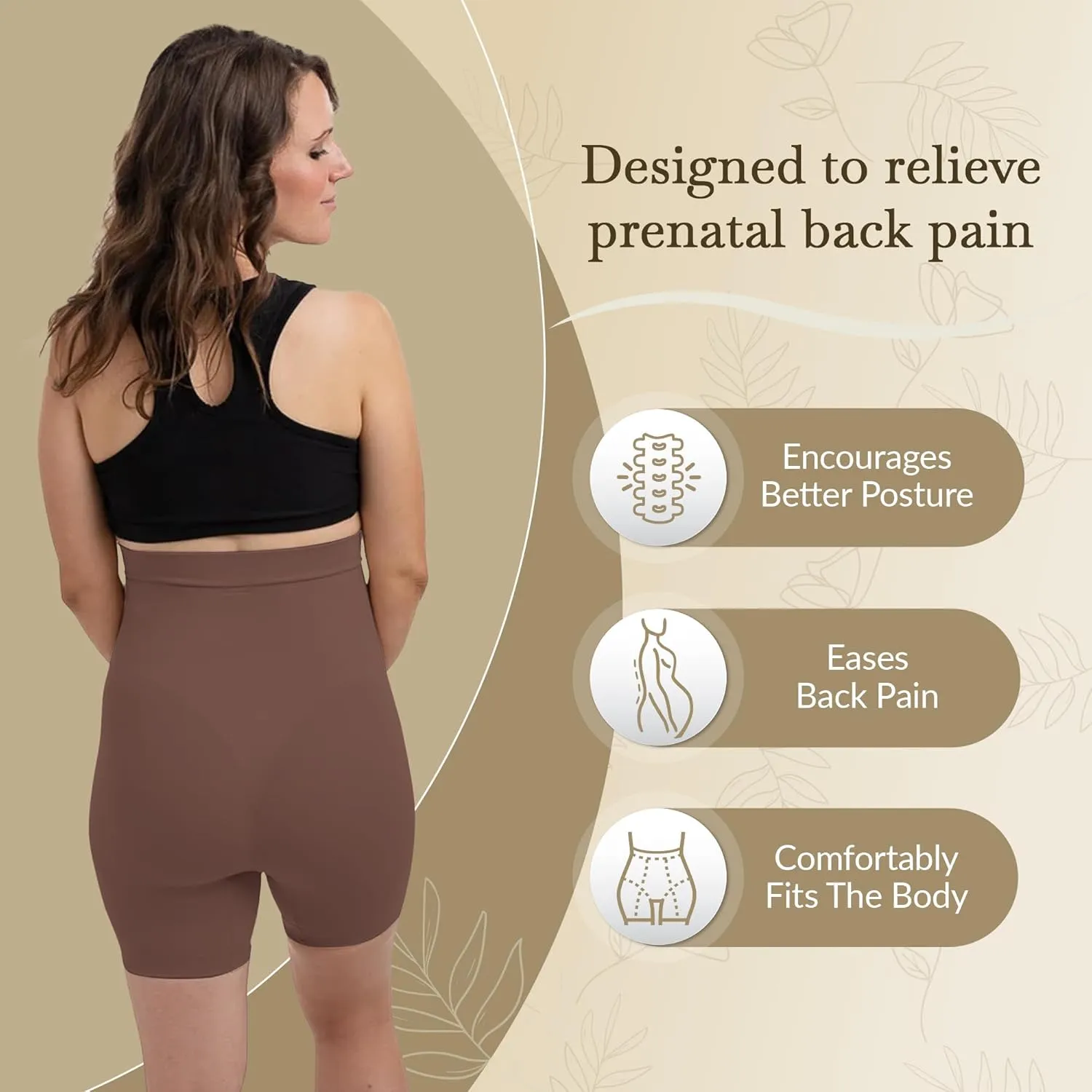 Maternity Shapewear for Women - Breathable & Anti-Chafing Maternity Underwear for Belly, Back- Pregnancy Gifts for Moms