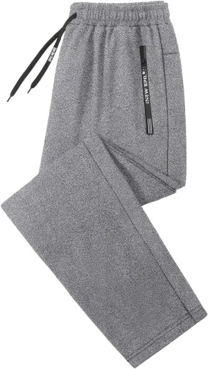 Men Cargo Chino Pants Casual Linen Stretchy Drawstring Waist Pant Sweatpants Joggers Sports Gym Jogging