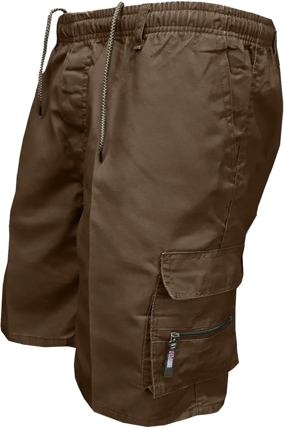 Men Cargo Pants Casual Cotton Stretch Elastic Waistband Pant Soft Comfortable Sweatpant Joggers Baggy Gym
