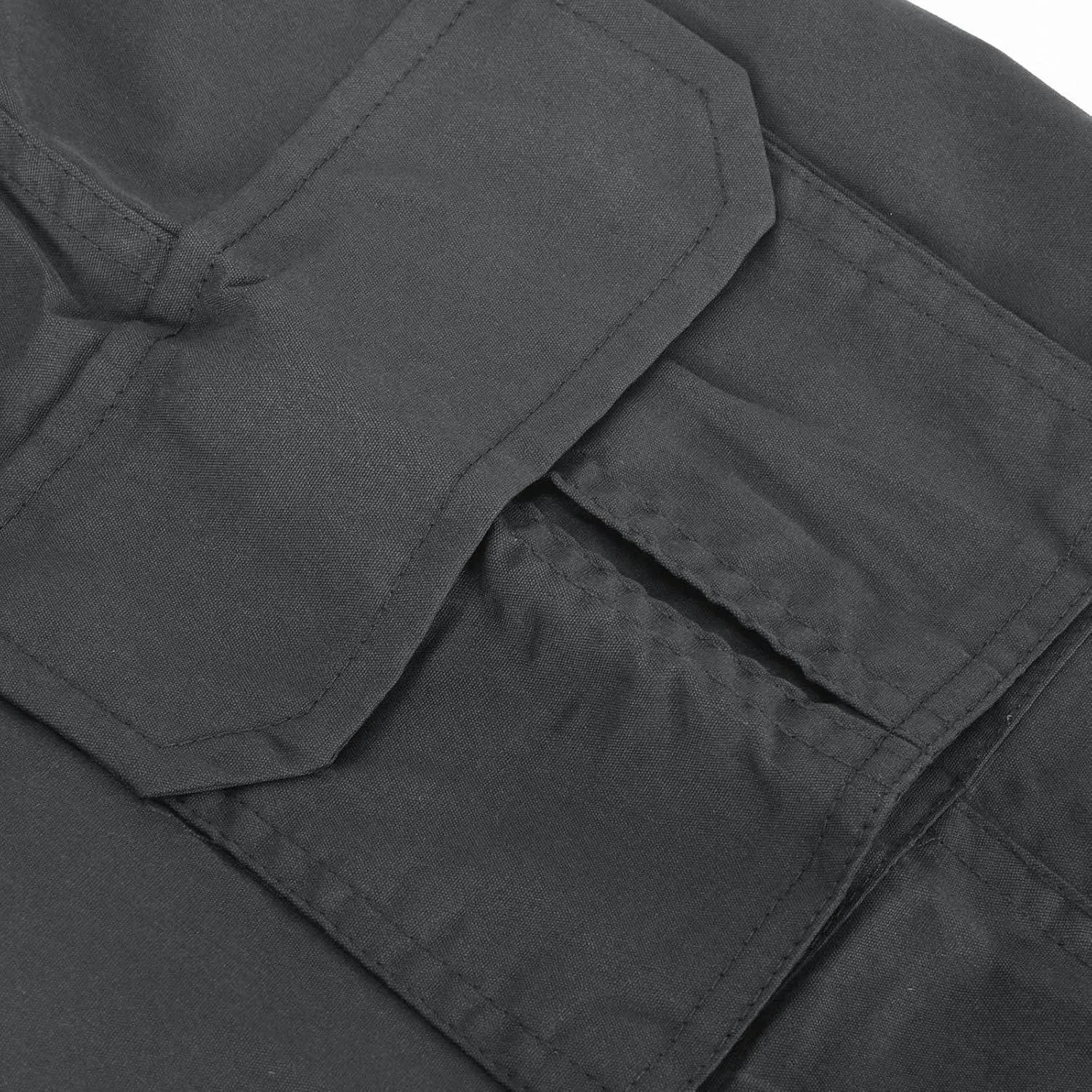 Men Cargo Work Pants Casual Cotton Stretch Elasticated Waist Pant Sweatpant Joggers Baggy Fitness Jogging