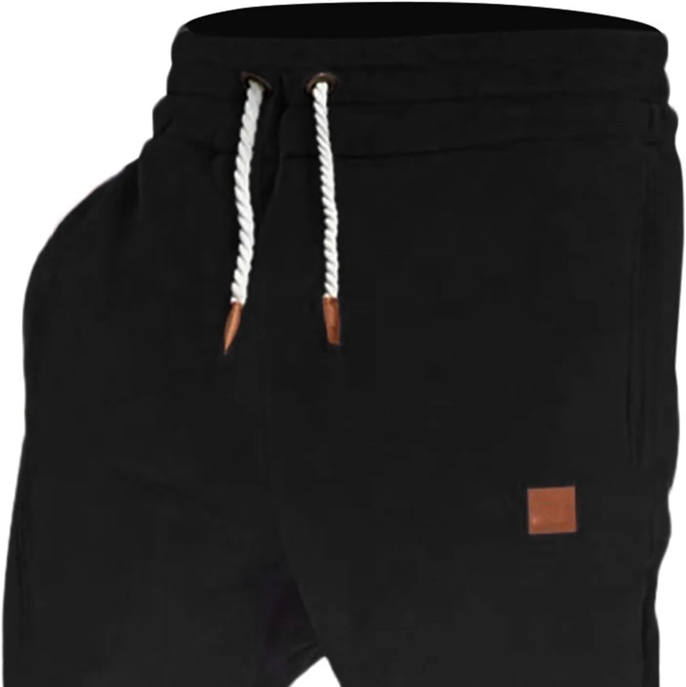 Men Joggers Loose Fit Joggers Sweat Pants with Pocket Sport Track Lounge Pant Comfortable Soft Jogging Bottoms