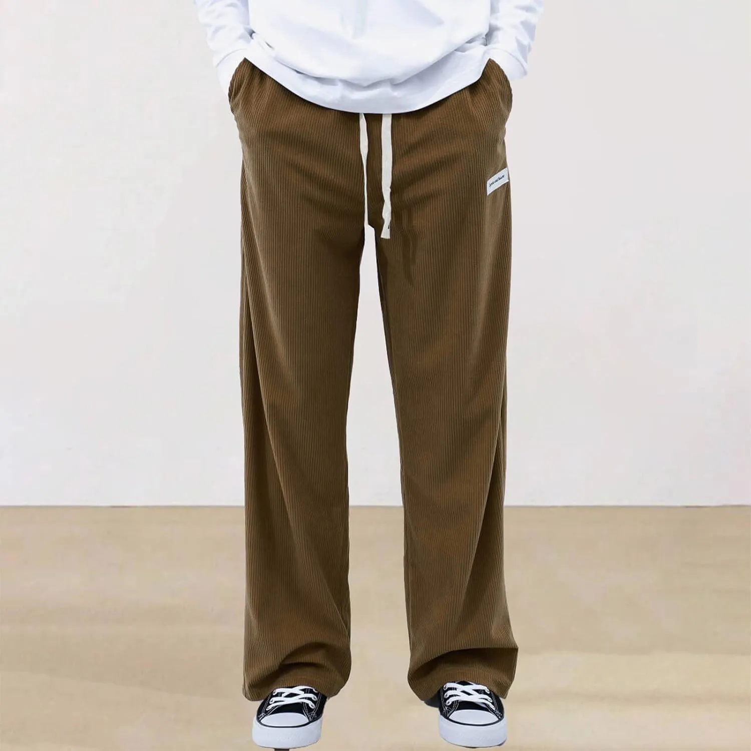 Men Lightweight Jogging Pant Cargo Work Joggers Baggy Sports Casual Sweatpant Comfortable Track Sweat Pants