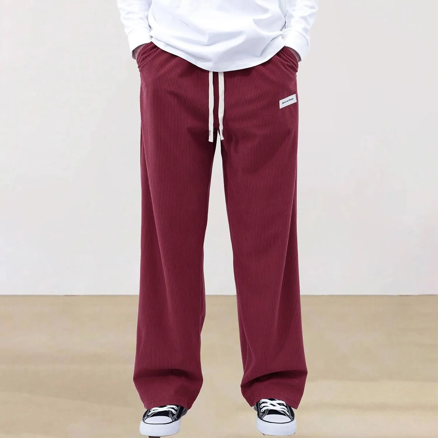 Men Lightweight Jogging Pant Cargo Work Joggers Baggy Sports Casual Sweatpant Comfortable Track Sweat Pants