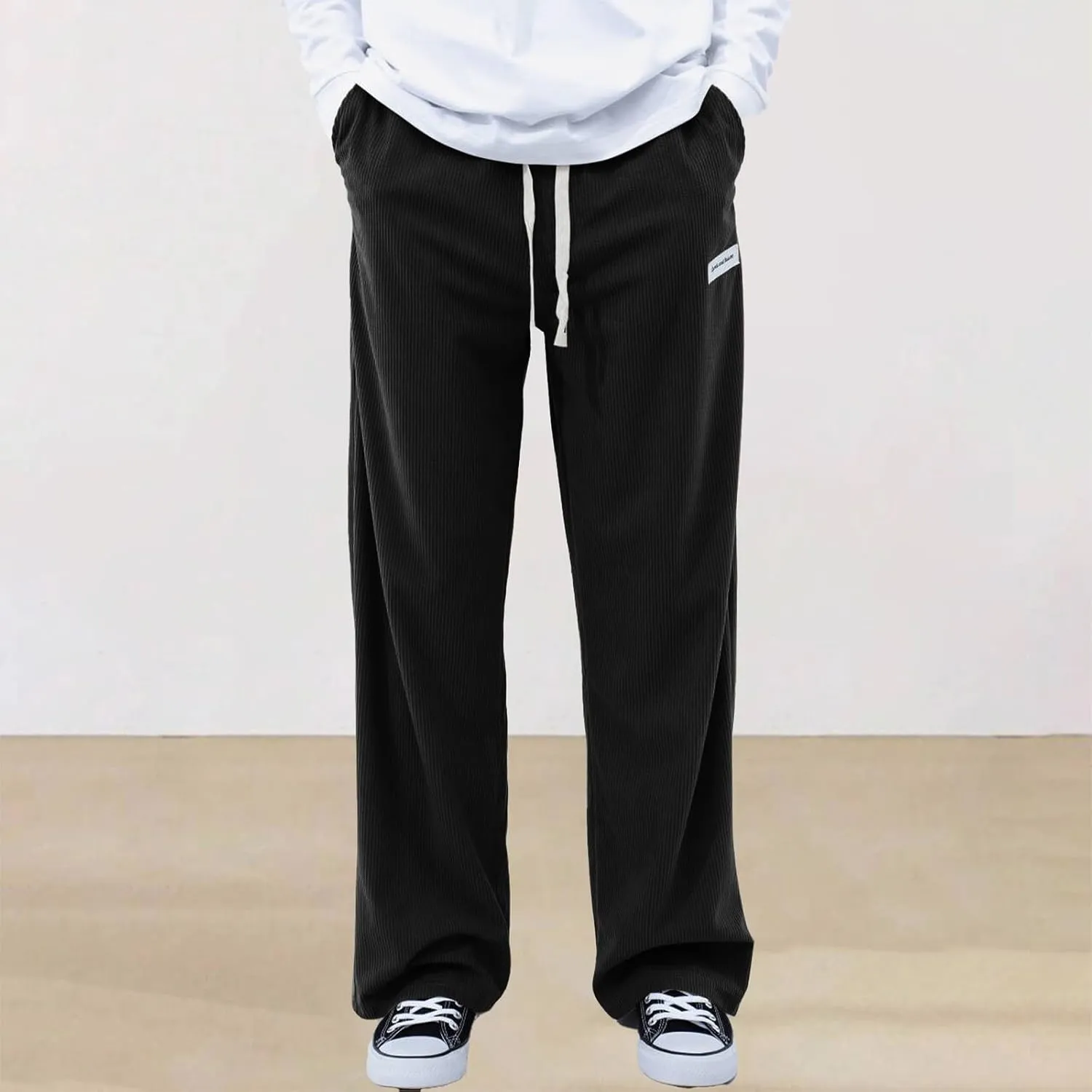 Men Lightweight Jogging Pant Cargo Work Joggers Baggy Sports Casual Sweatpant Comfortable Track Sweat Pants