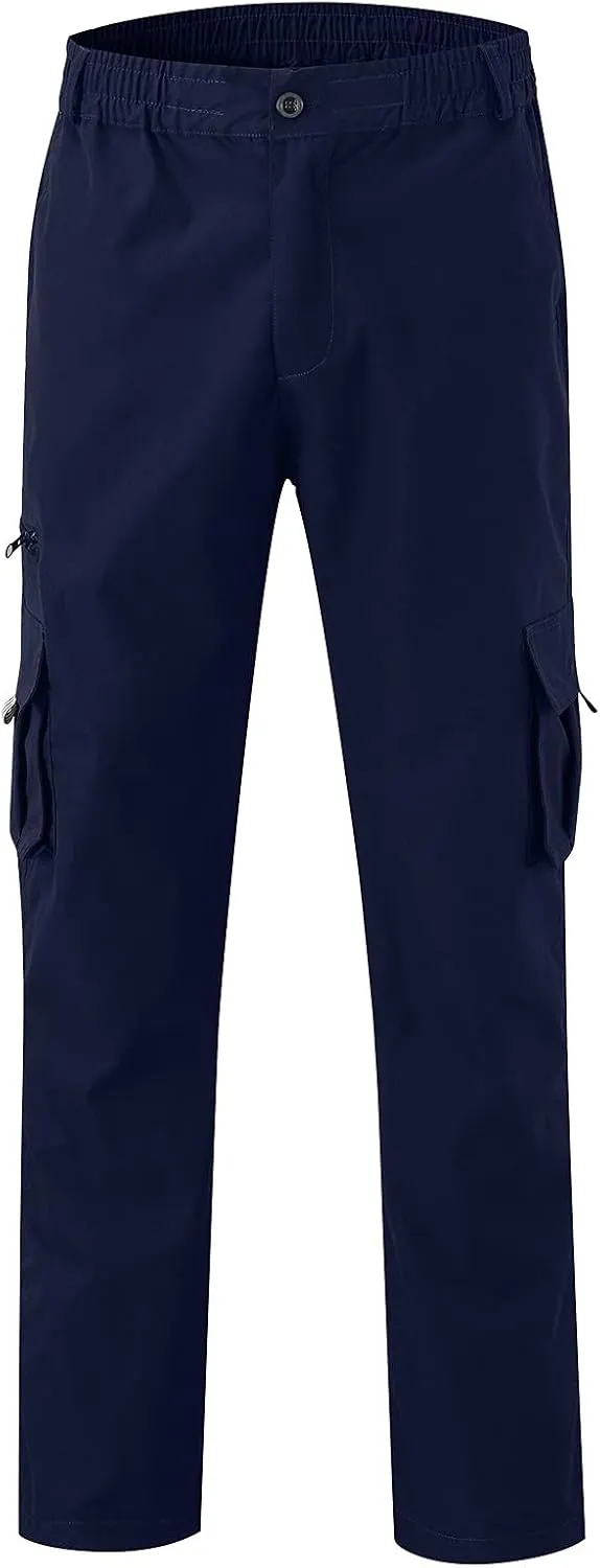 Men Lightweight Jogging Pant Track Lounge Work Joggers Baggy Sport Casual Sweatpants Elastic Waist Long Pants