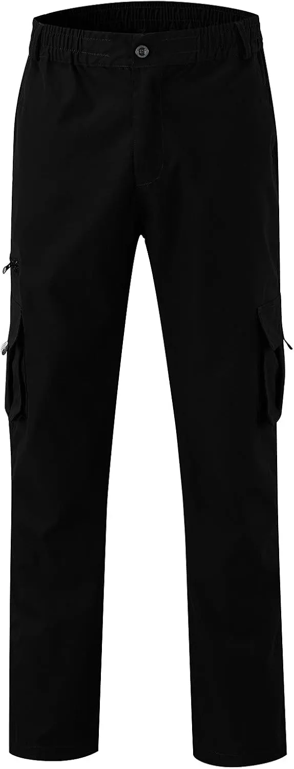 Men Lightweight Jogging Pant Track Lounge Work Joggers Baggy Sport Casual Sweatpants Elastic Waist Long Pants