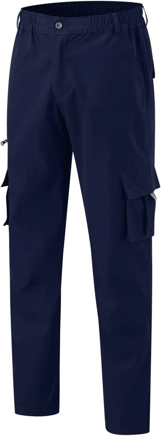 Men Lightweight Jogging Pant Track Lounge Work Joggers Baggy Sport Casual Sweatpants Elastic Waist Long Pants