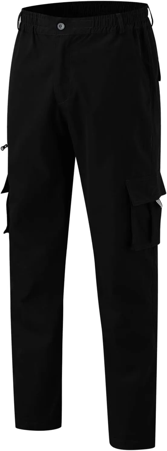 Men Lightweight Jogging Pant Track Lounge Work Joggers Baggy Sport Casual Sweatpants Elastic Waist Long Pants