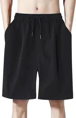 Men Pants Casual Jogger Work Wear Sweatpants with Multiple Pockets Drawstring Waist Cargo Chino Pant