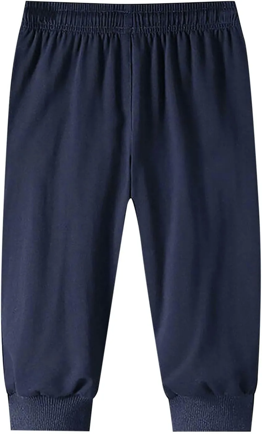Men Pants Casual Jogger Work Wear Sweatpants with Multiple Pockets Drawstring Waist Cargo Chino Pant