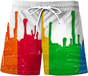 Men Swim Trunk 2024 Short Pant Casual Printed Beach Short Floral Beach Splicing Fashion Pants Short Men Swim Swim