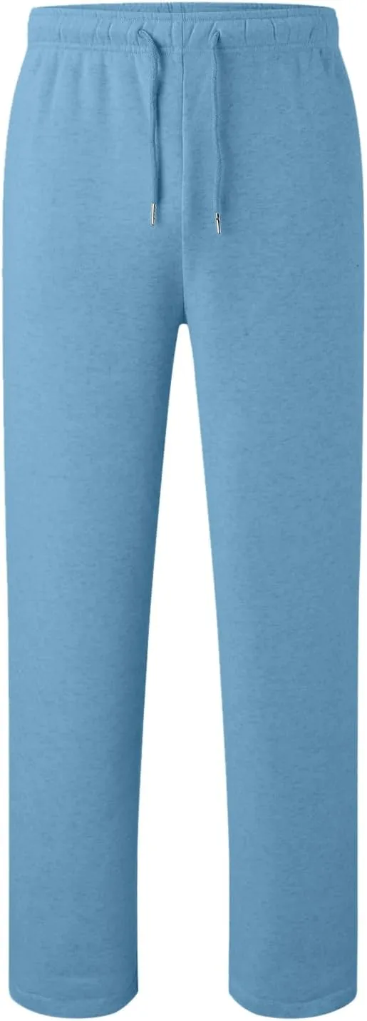 Men Tracksuit Pant Casual Stretchy Jogger Training Sweatpant Straight Leg Elasticated Waist Chino Pant