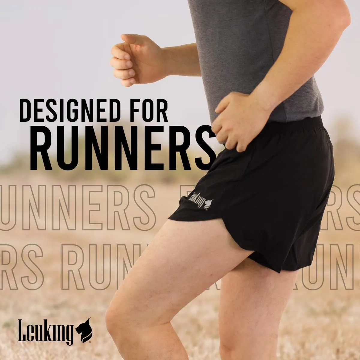 Mens Active Running Shorts - Quick Dry Athletic Track & Field Runner Short - Beach Apparel - 3" Marathon Gear