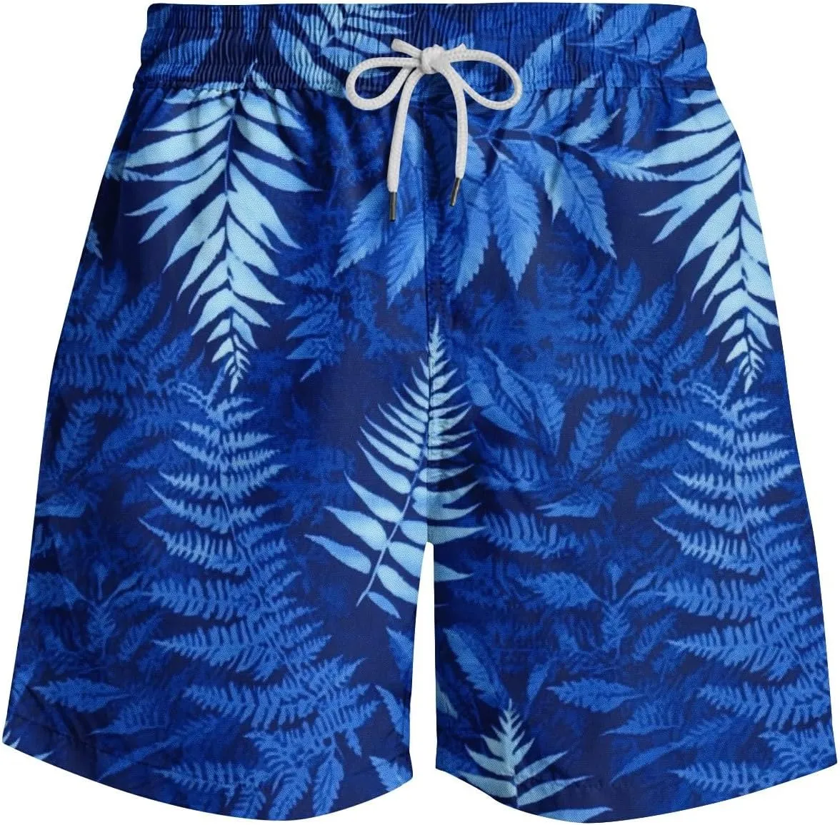 Mens Board Shorts Swimwear Summer Beach Hawaii Graphic Stretch Swim Trunks Elastic Drawstring Waist Bermuda Shorts