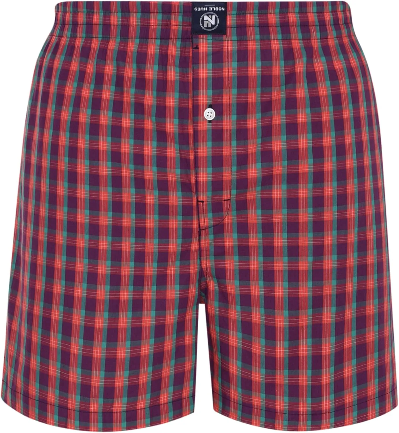 Men's Boxer Shorts, Comfortable Cotton Boxers, 100% Cotton Print and Plaid Multicolor Boxers For Men, Multi Pack