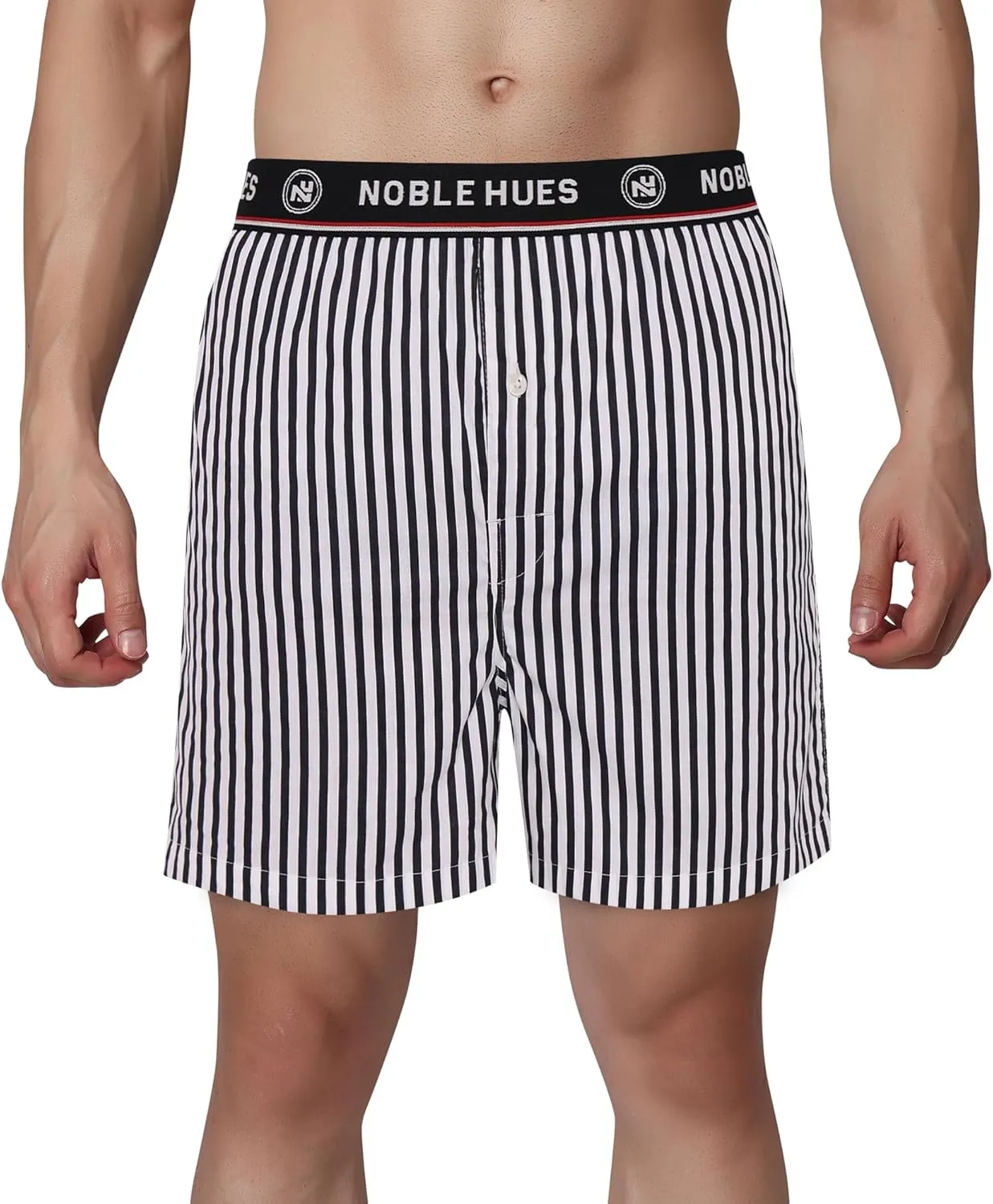 Men's Boxer Shorts, Comfortable Cotton Boxers, 100% Cotton Print Multicolor Boxers for Men, Multi Pack