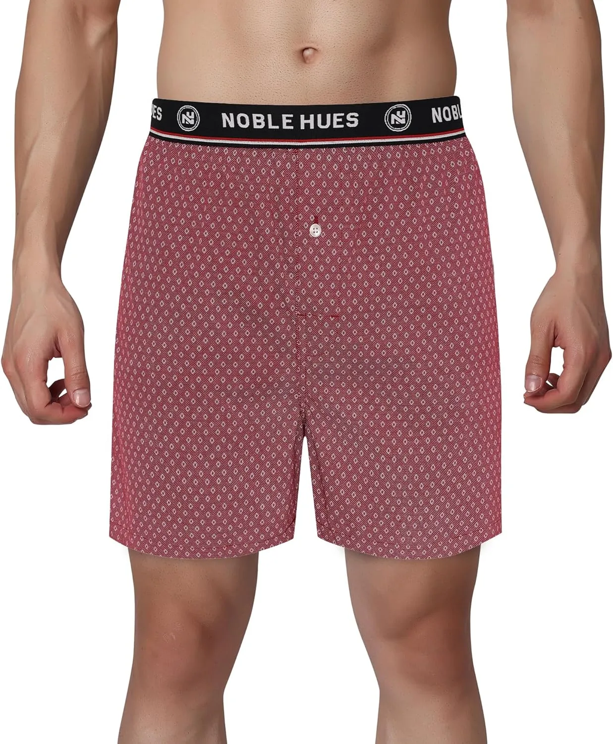 Men's Boxer Shorts, Comfortable Cotton Boxers, 100% Cotton Print Multicolor Boxers for Men, Multi Pack