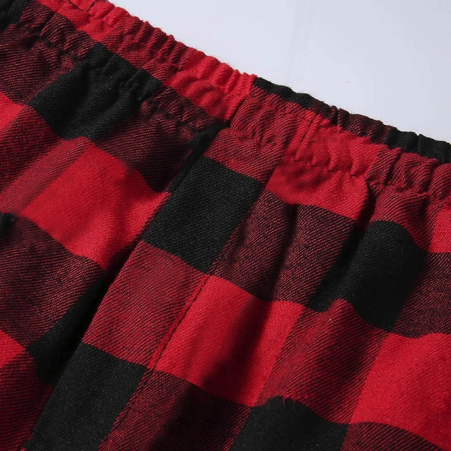 Men’s Buffalo Plaid Pajama Pants with Pockets Soft Comfy PJs Bottoms Sleep Loungewear