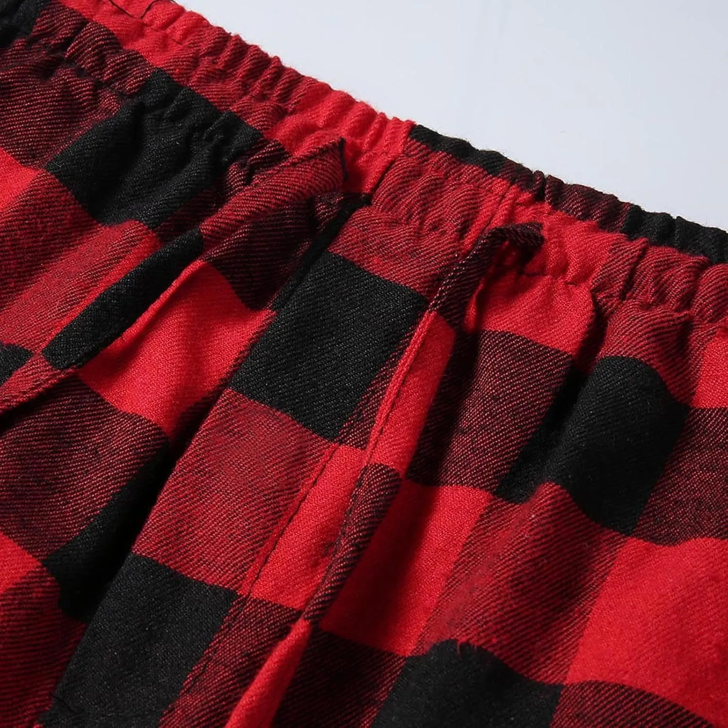 Men’s Buffalo Plaid Pajama Pants with Pockets Soft Comfy PJs Bottoms Sleep Loungewear