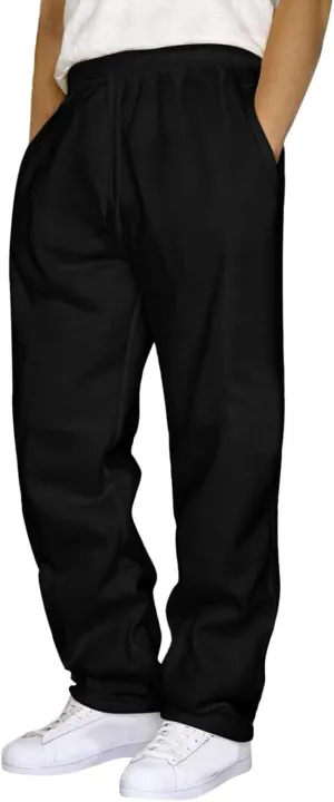 Men's Cargo Combat Work Pants Casual Linen Drawstring Waist Pant Beach Sweatpant Joggers Loose Gym Yoga