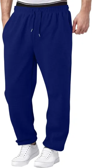 Mens Cargo Pants Casual Linen Stretchy Linen Pant Elastic Sweatpants Joggers Loose Fit Sports Pants