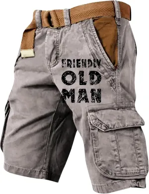 Men's Cargo Shorts Lightweight Fashion Trunks Stretch Jogging Ripstop Quick Dry Summer Activewear Breathable Shorts