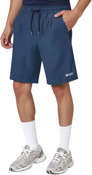 Men's Casual Ice Silk Shorts Ultra Stretch Breathable Drawstring Active Shorts Quick Drying Lightweight Flex Short