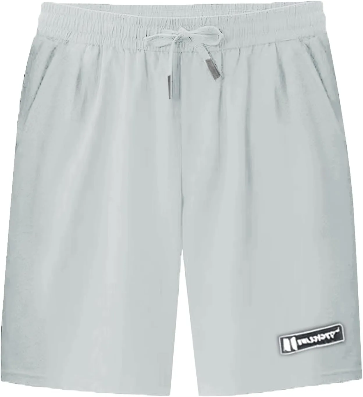 Men's Casual Ice Silk Shorts Ultra Stretch Breathable Drawstring Active Shorts Quick Drying Lightweight Flex Short
