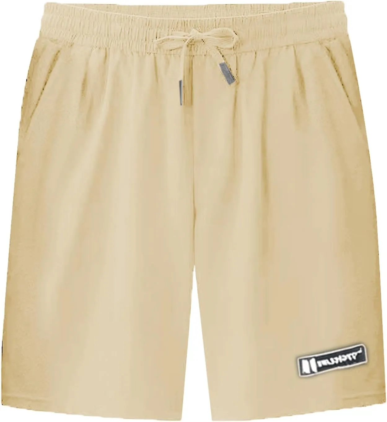 Men's Casual Ice Silk Shorts Ultra Stretch Breathable Drawstring Active Shorts Quick Drying Lightweight Flex Short