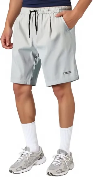 Men's Casual Ice Silk Shorts Ultra Stretch Breathable Drawstring Active Shorts Quick Drying Lightweight Flex Short