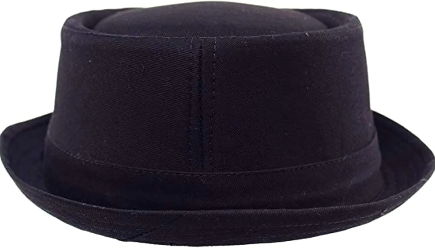 Men's Everyday Cotton All Season Porkpie Boater Derby Fedora Sun Hat