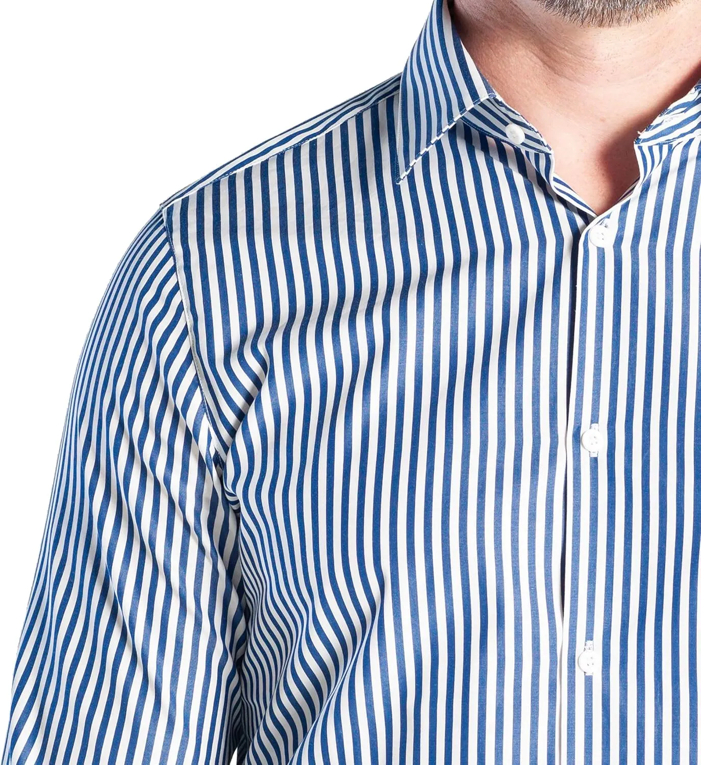Men's Formal - Dress Shirt Non-Iron Long Sleeve Button Down Regular Fit Business Casual Collared Shirts