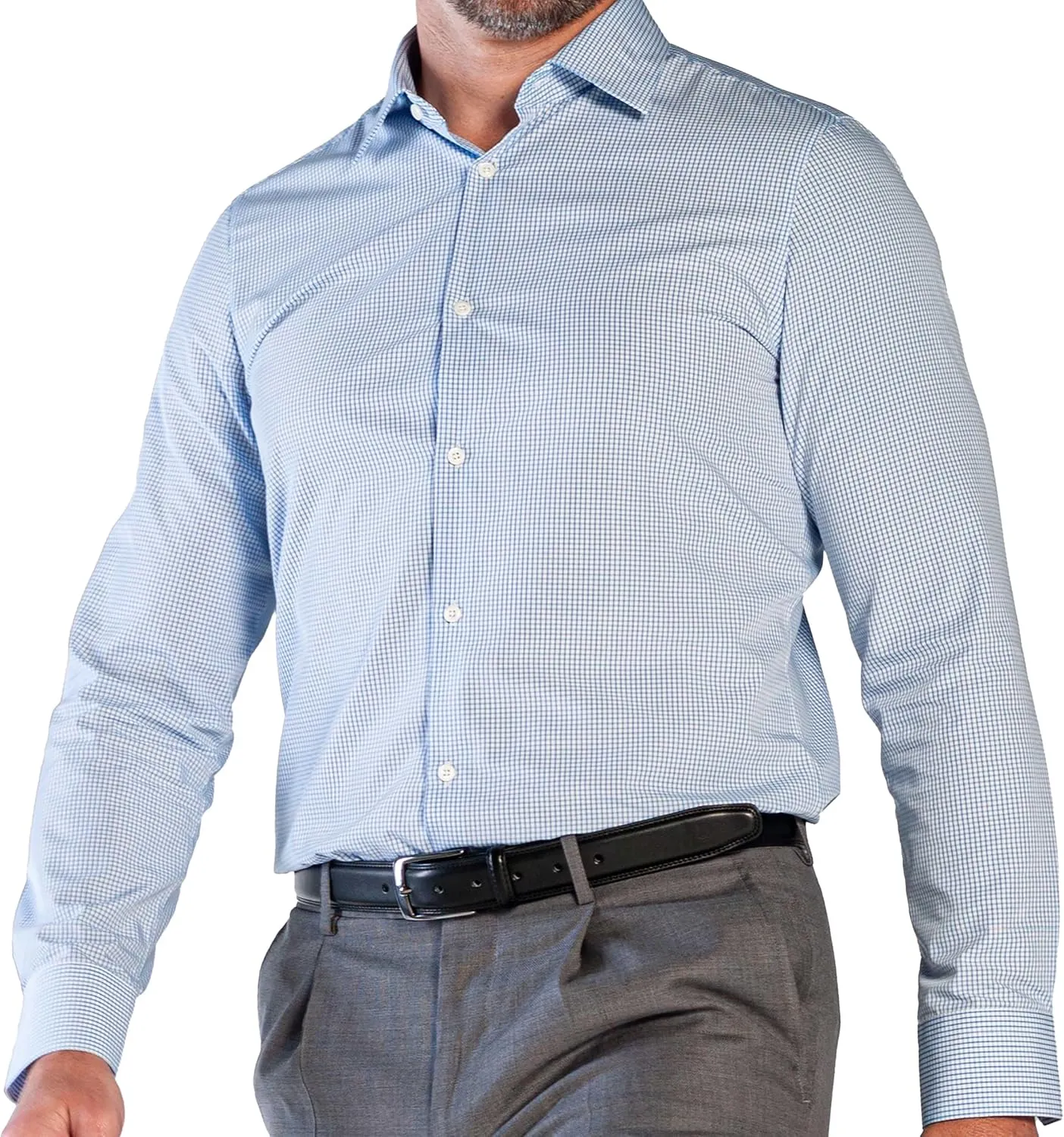 Men's Formal - Dress Shirt Non-Iron Long Sleeve Button Down Regular Fit Business Casual Collared Shirts
