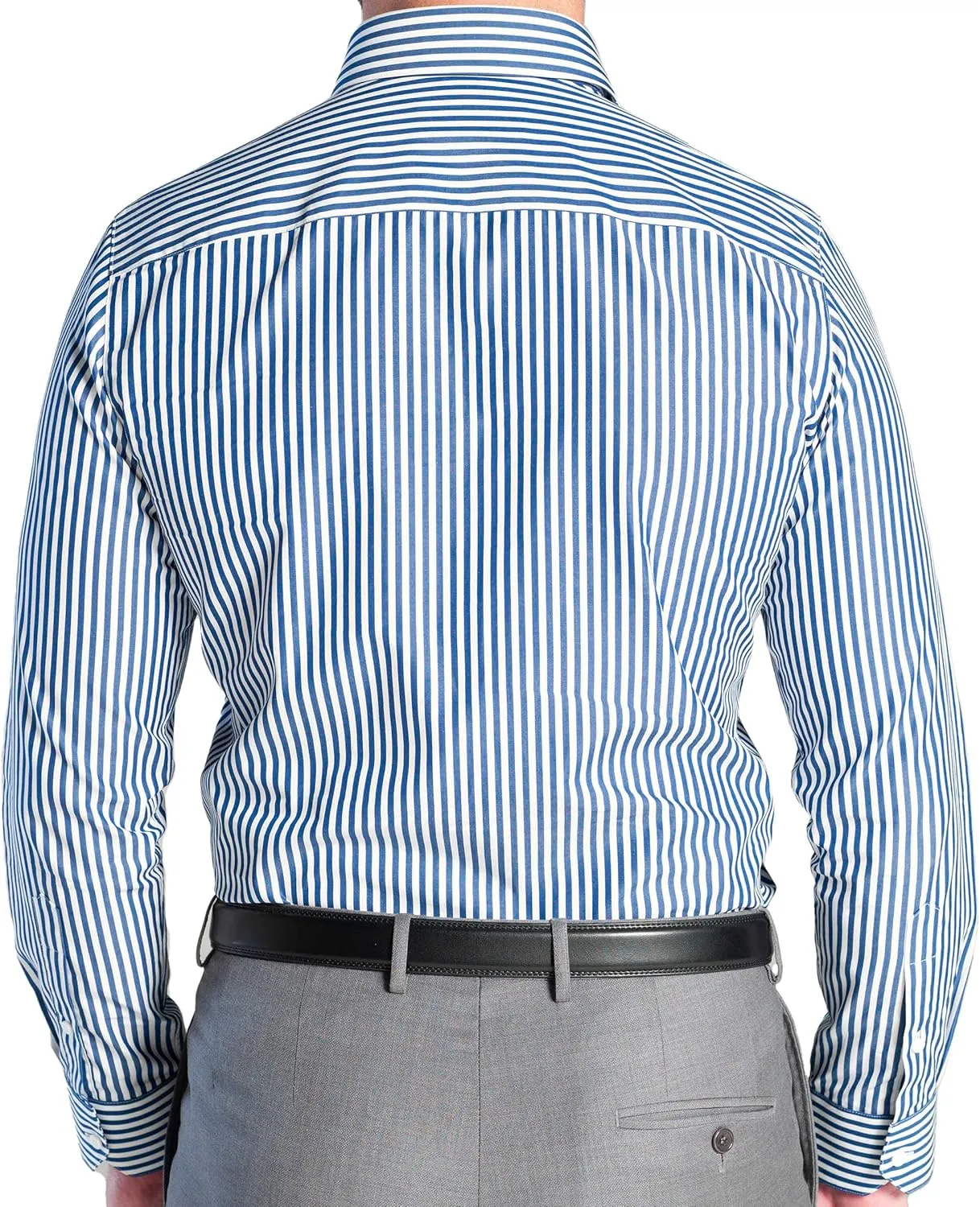 Men's Formal - Dress Shirt Non-Iron Long Sleeve Button Down Regular Fit Business Casual Collared Shirts