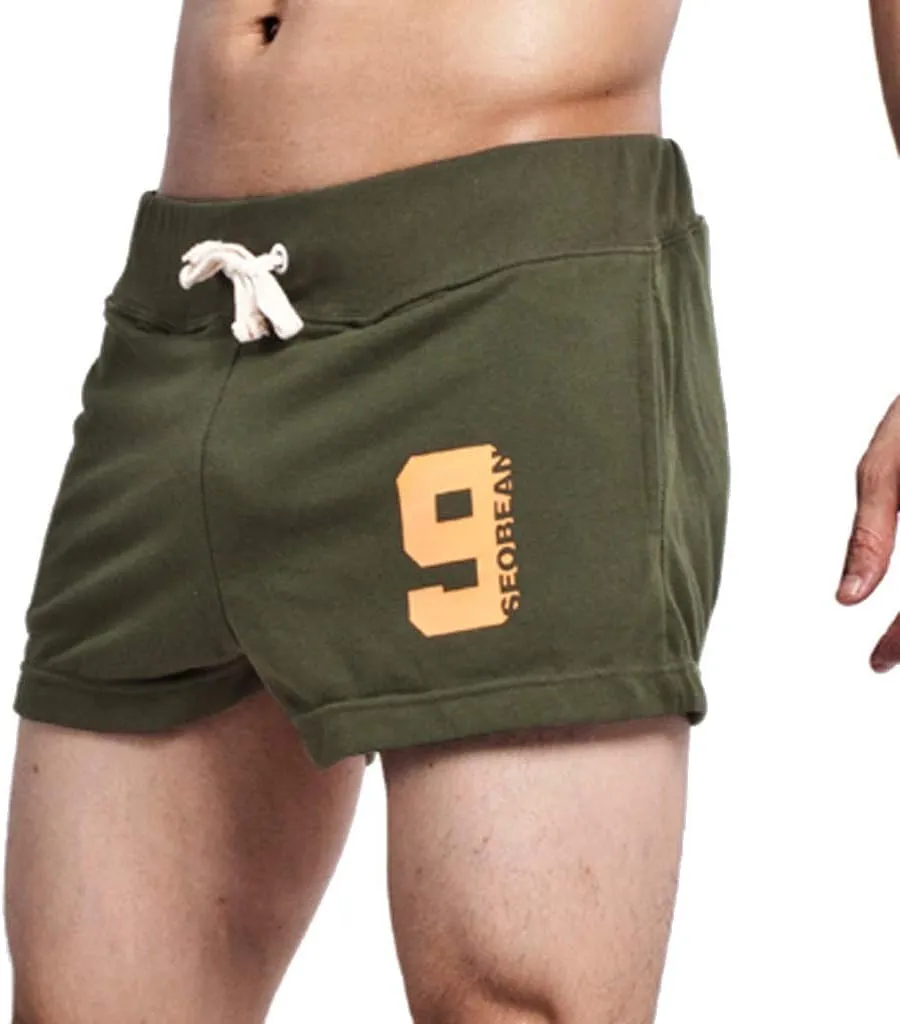Mens Gifts Mens Letter Print Running Shorts Quick Dry Casual Loose Athletic Workout Fitness Gym Shorts Pocket