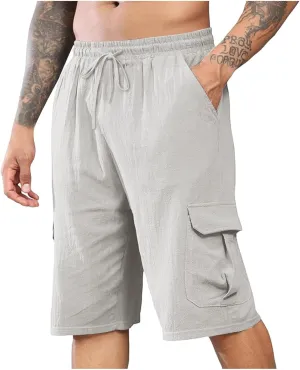 Men's Golf Shorts Stretch Hiking Cargo Shorts Athletic Quick Dry Casual Work Shorts with Pockets 10" Casual Classic Shorts