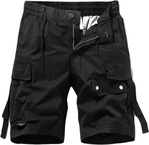 Men's Hiking Cargo Shorts Quick Dry Stretch Tactical Outdoor Shorts Lightweight Camping Golf Shorts with Multi Pocket