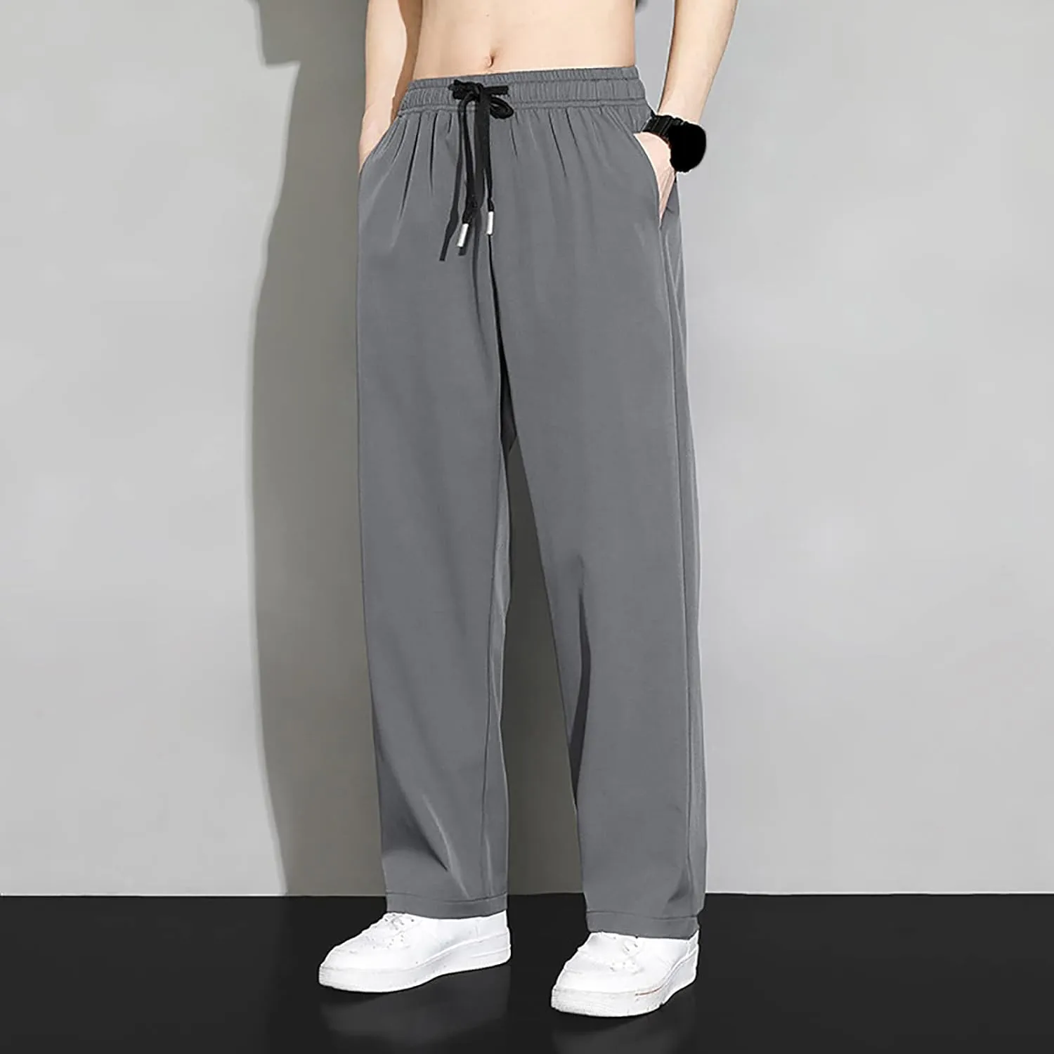 Men's Joggers Lightweight Hiking Travel Pants Breathable Athletic Quick Dry Stretch Athletic Workout Golf Pants