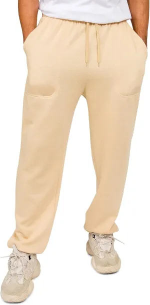 Men's Lightweight Fleece Drawstring Elastic Cuff Sweatpants