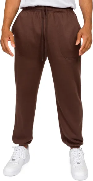 Men's Lightweight Fleece Drawstring Elastic Cuff Sweatpants