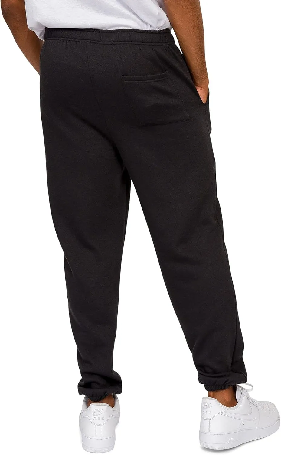 Men's Lightweight Fleece Drawstring Elastic Cuff Sweatpants