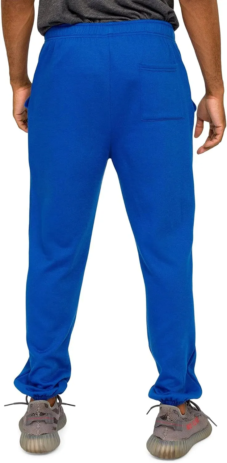 Men's Lightweight Fleece Drawstring Elastic Cuff Sweatpants