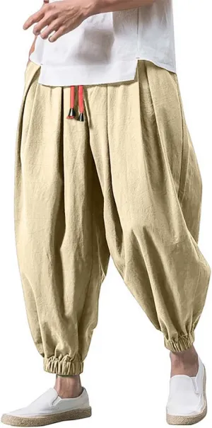 Men's Lightweight Jogging Pant Cargo Work Joggers Loose Fit Sports Casual Sweatpant Running Workout Pants