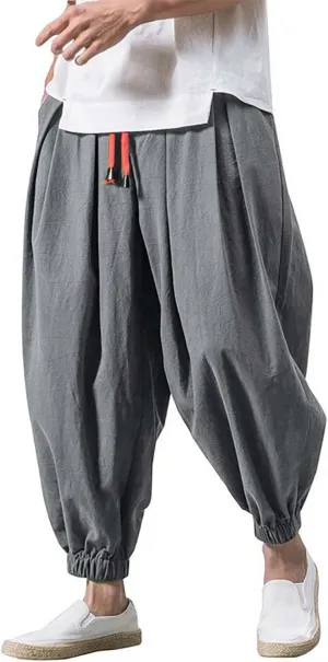 Men's Lightweight Jogging Pant Cargo Work Joggers Loose Fit Sports Casual Sweatpant Running Workout Pants