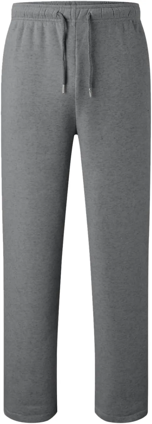 Mens Lightweight Jogging Pant Pockets Track Work Joggers Loose Fit Sport Casual Sweatpant Summer Long Pants
