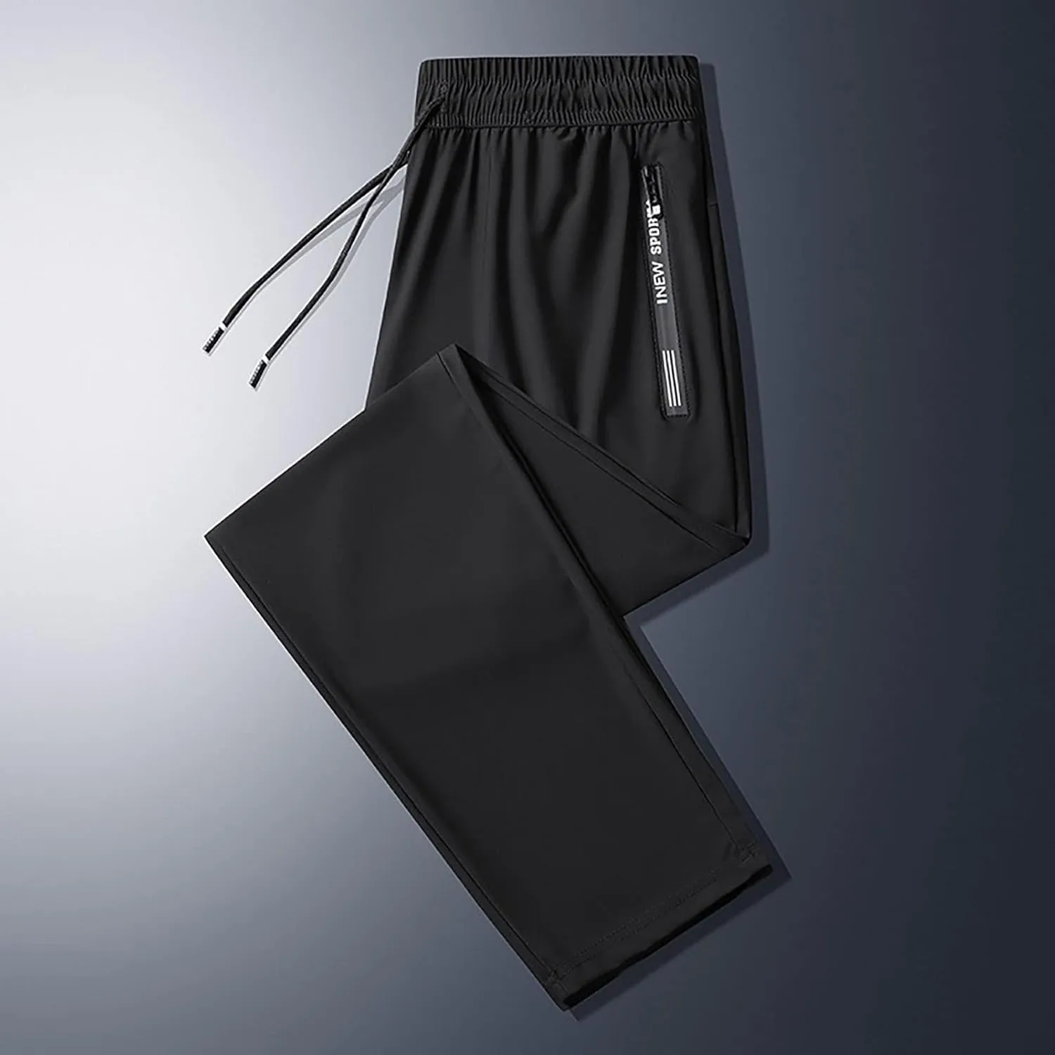 Men's Lightweight Jogging Pant with Pockets Cargo Work Joggers Loose Sport Casual Sweatpant Comfortable Pants