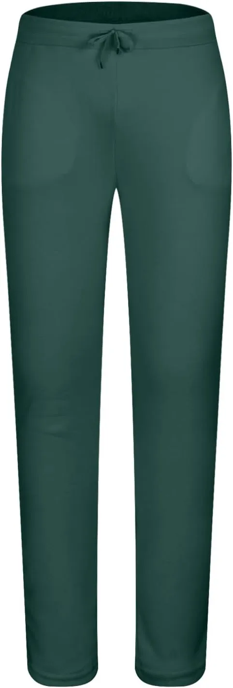 Men's Loose Fit Sweatpants Lightweight Soild Color Drawstring Sport Trousers Straight Leg Lounge Pants with Pockets